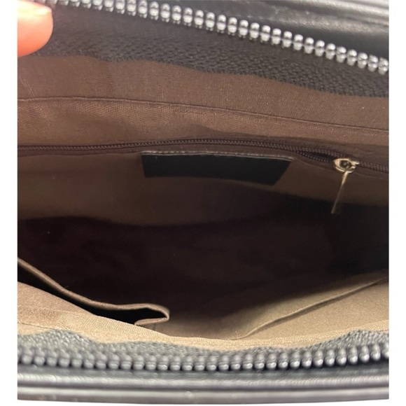 Designer BrownTextured The Tote Bag Set - Picture 9 of 9